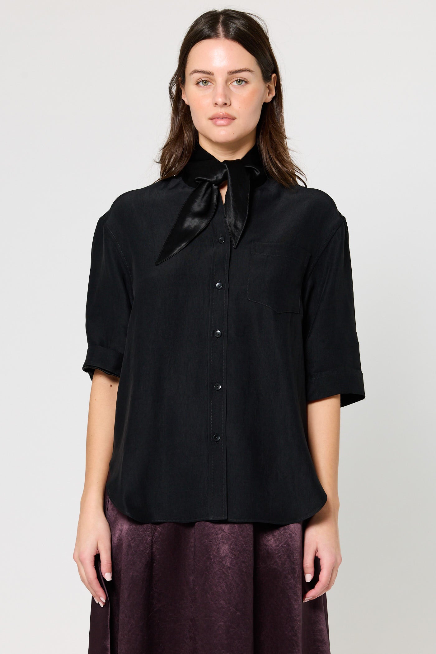 Short Sleeve Tie Shirt