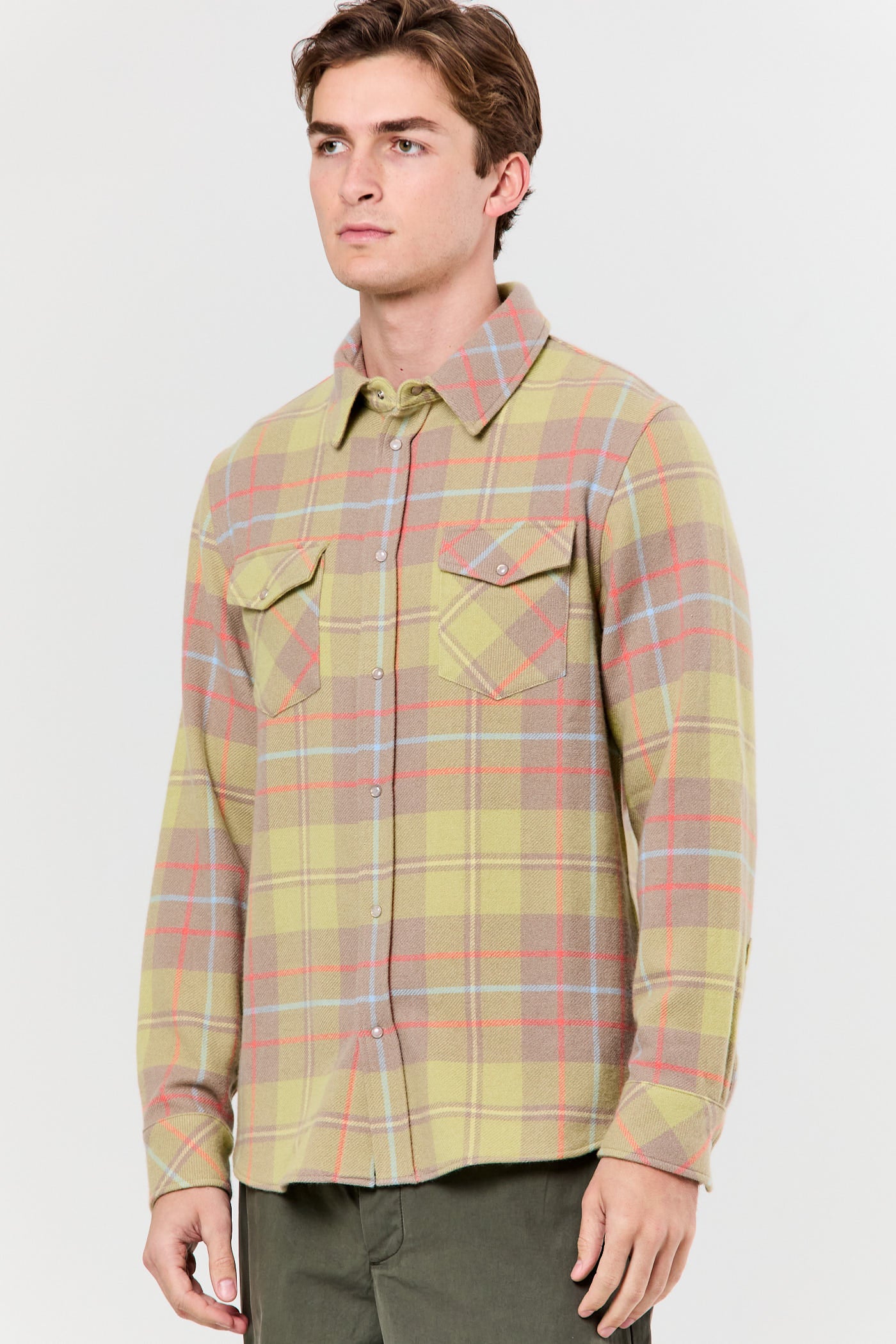 Earth Tartan Cashmere Shirt