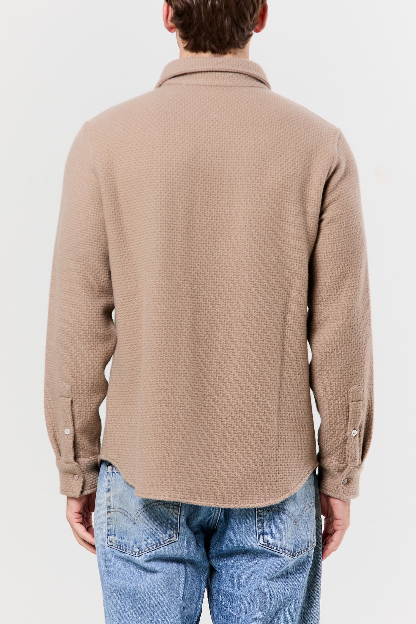 Waffle Cashmere Shirt