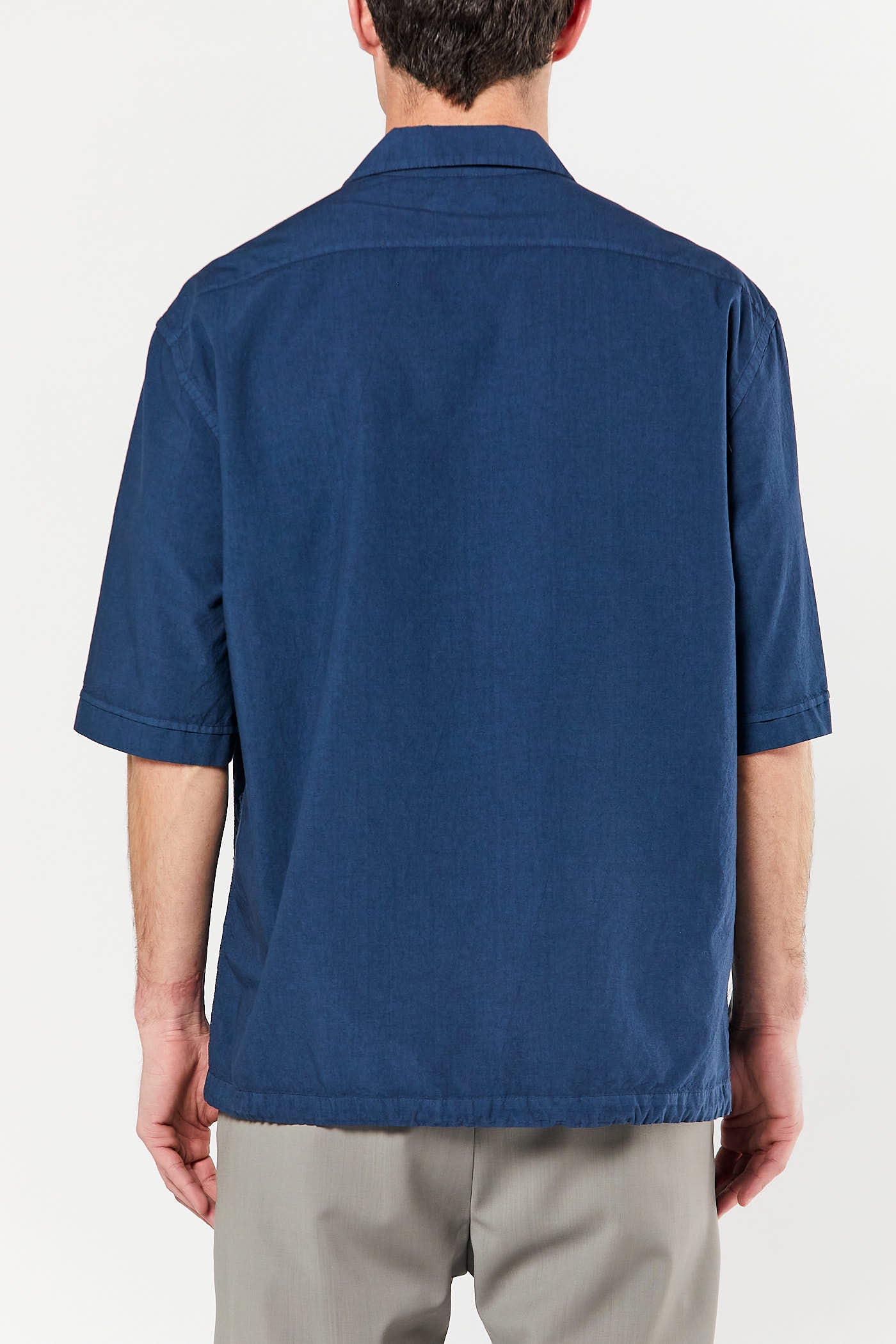 Navy Overshirt Ventura Top