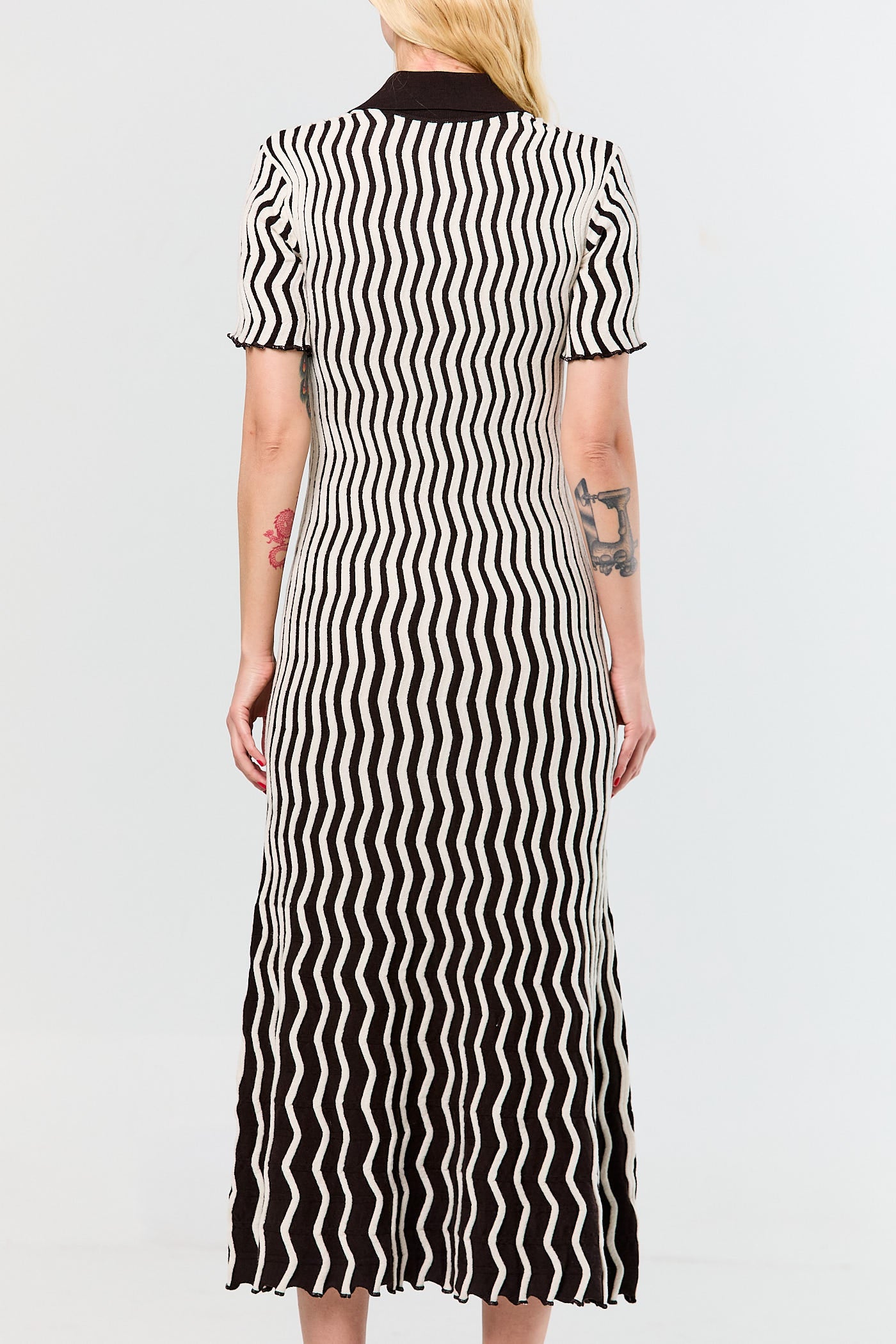 Rib Knit Midi Dress