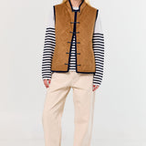 Cashmere Puffer Vest