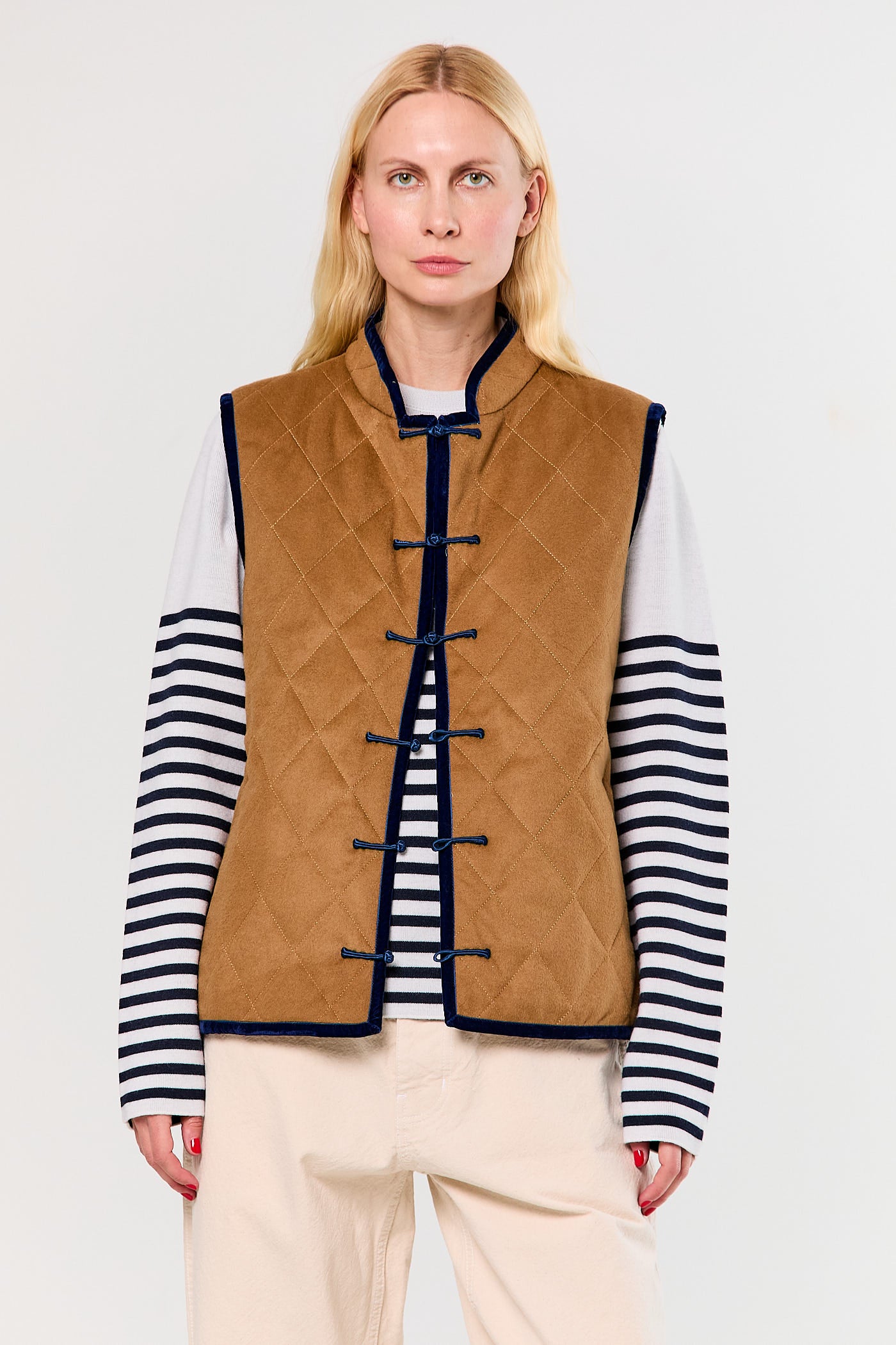 Cashmere Puffer Vest