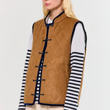 Cashmere Puffer Vest