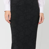 Matte Shine Floral Lawton Skirt