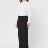 Matte Shine Floral Lawton Skirt