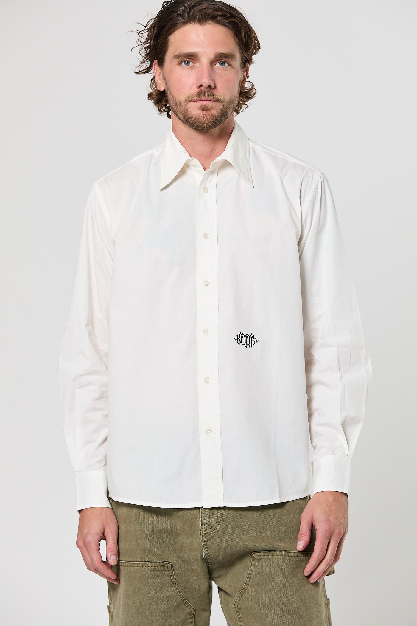 Monogrammed Poplin Shirt