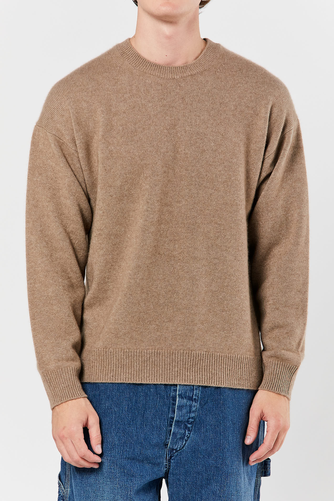 Natural Cashmere Knit Pullover