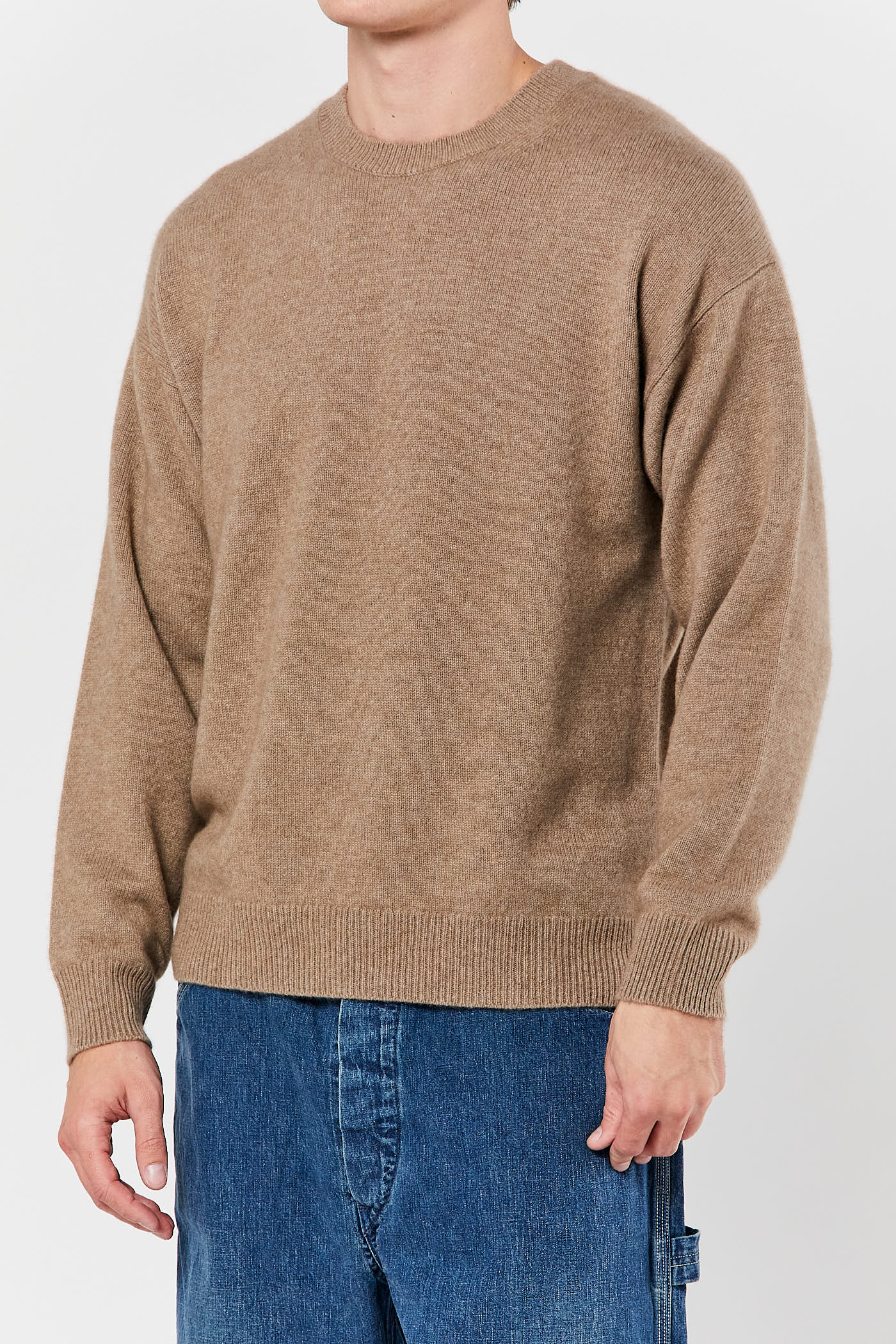 Natural Cashmere Knit Pullover