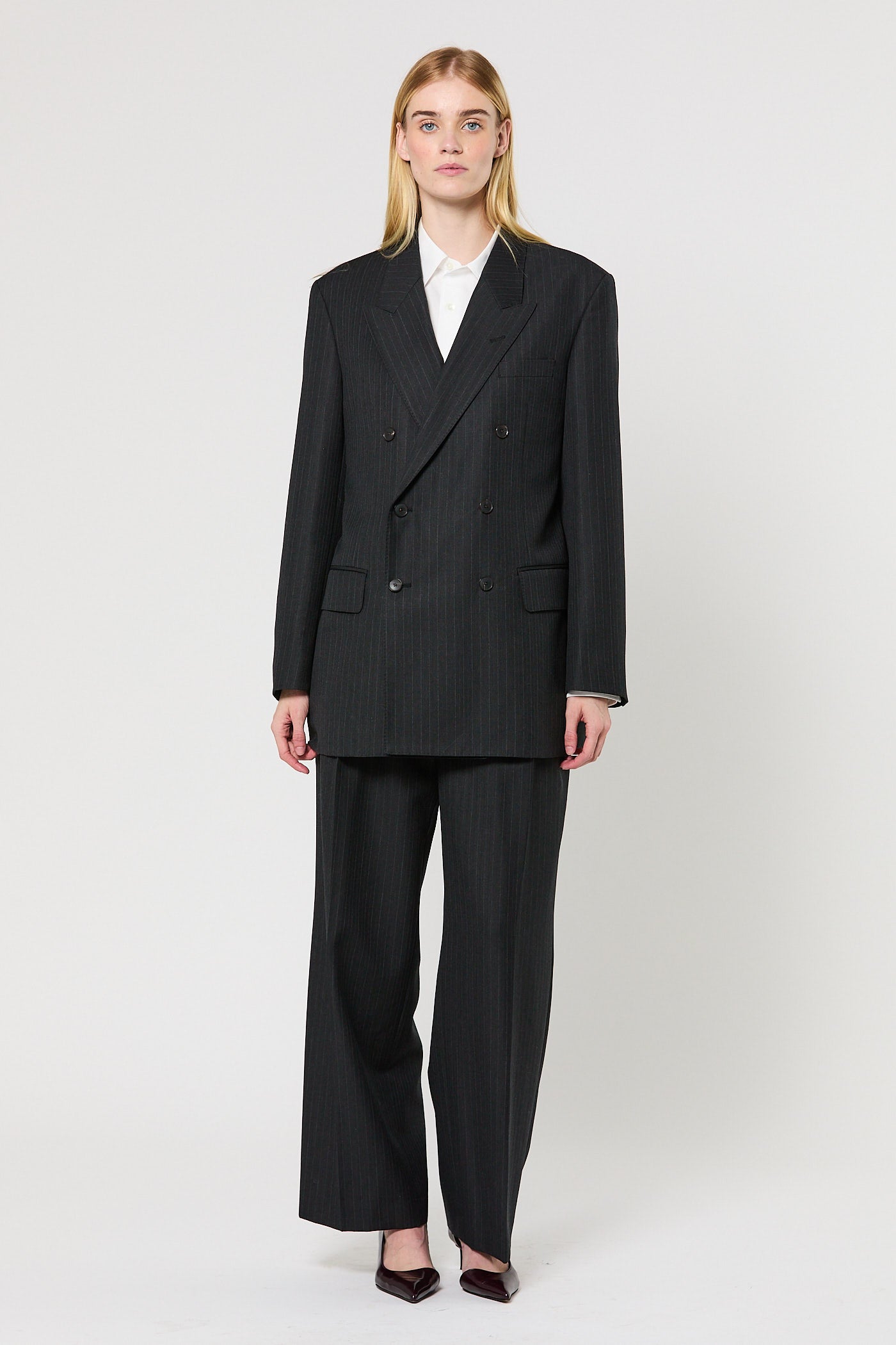 Wool Double Breasted Jacket