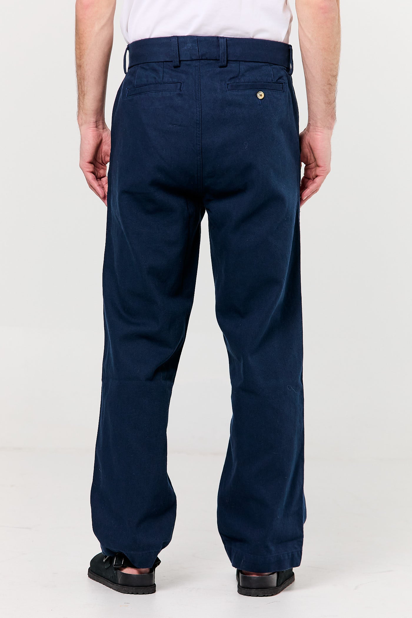 Twill Pleated Trouser