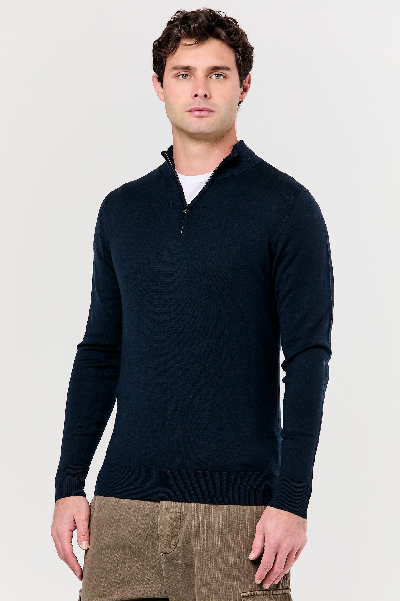 Merino Half Zip