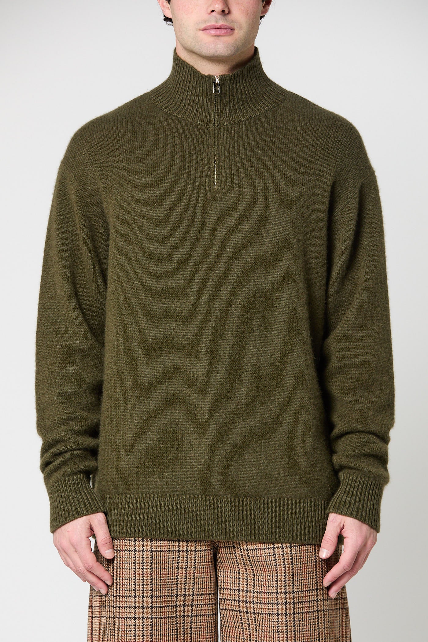 Relaxed Half Zip