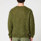 Brushed Mohair Knit Pullover