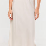Silk Midi Skirt