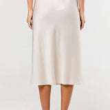 Silk Midi Skirt