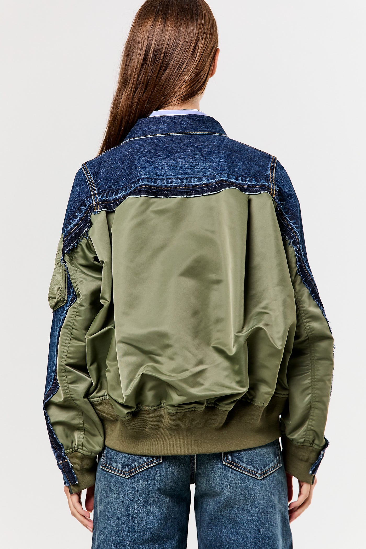 Denim & Nylon Jacket