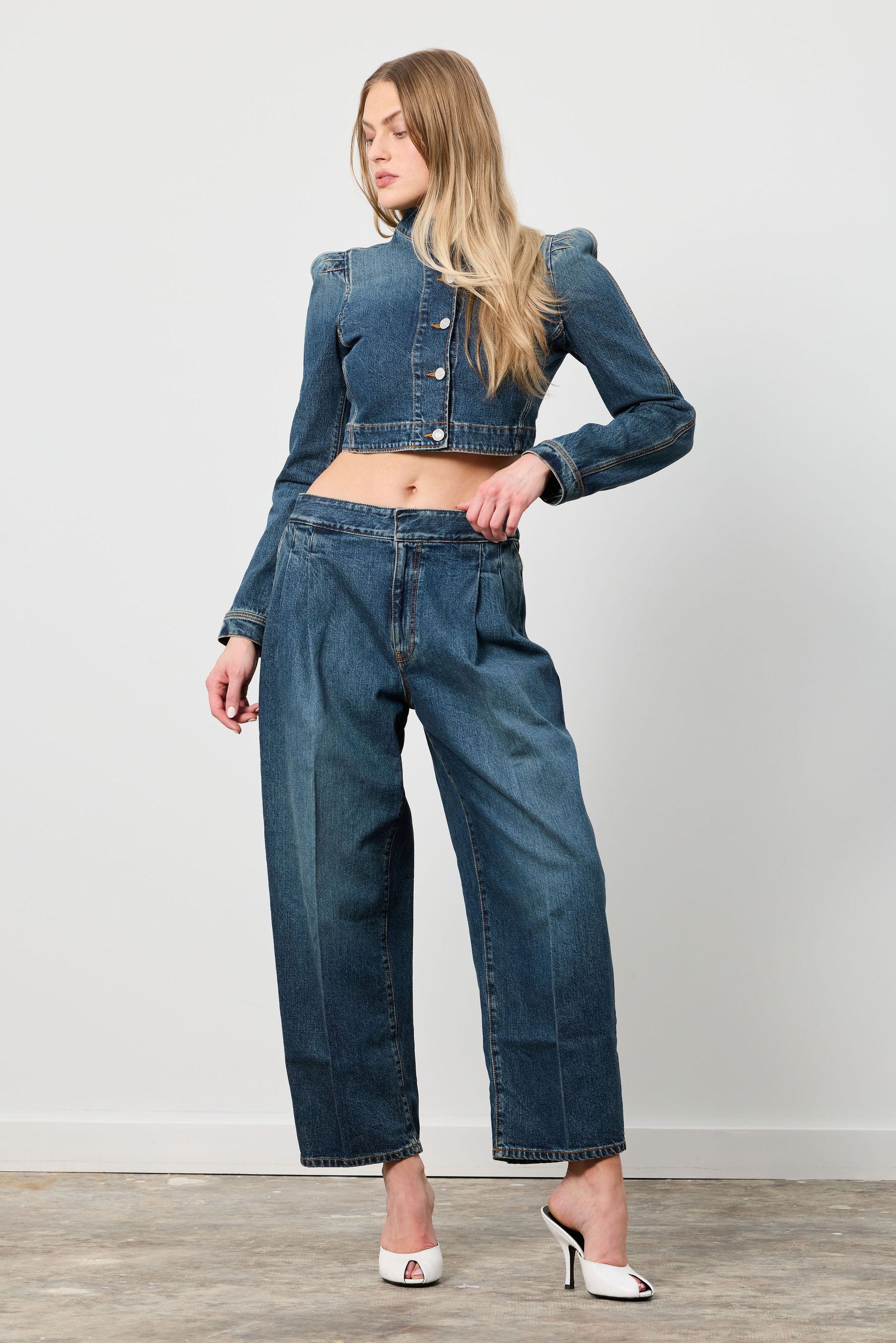 Pleated Pants