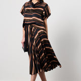 Horizontal Stripe Skirt