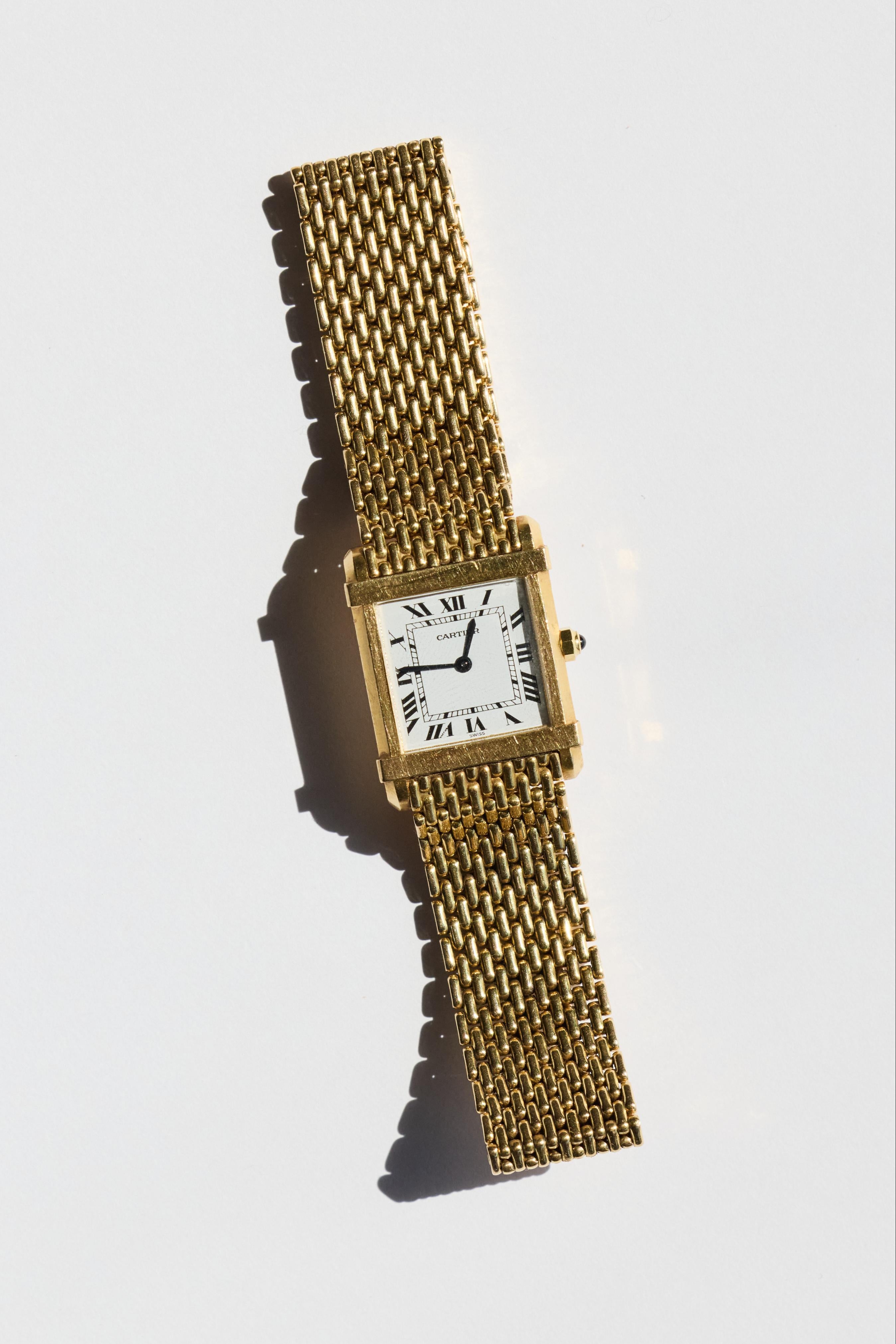 Cartier 1970s Paris Tank Louis