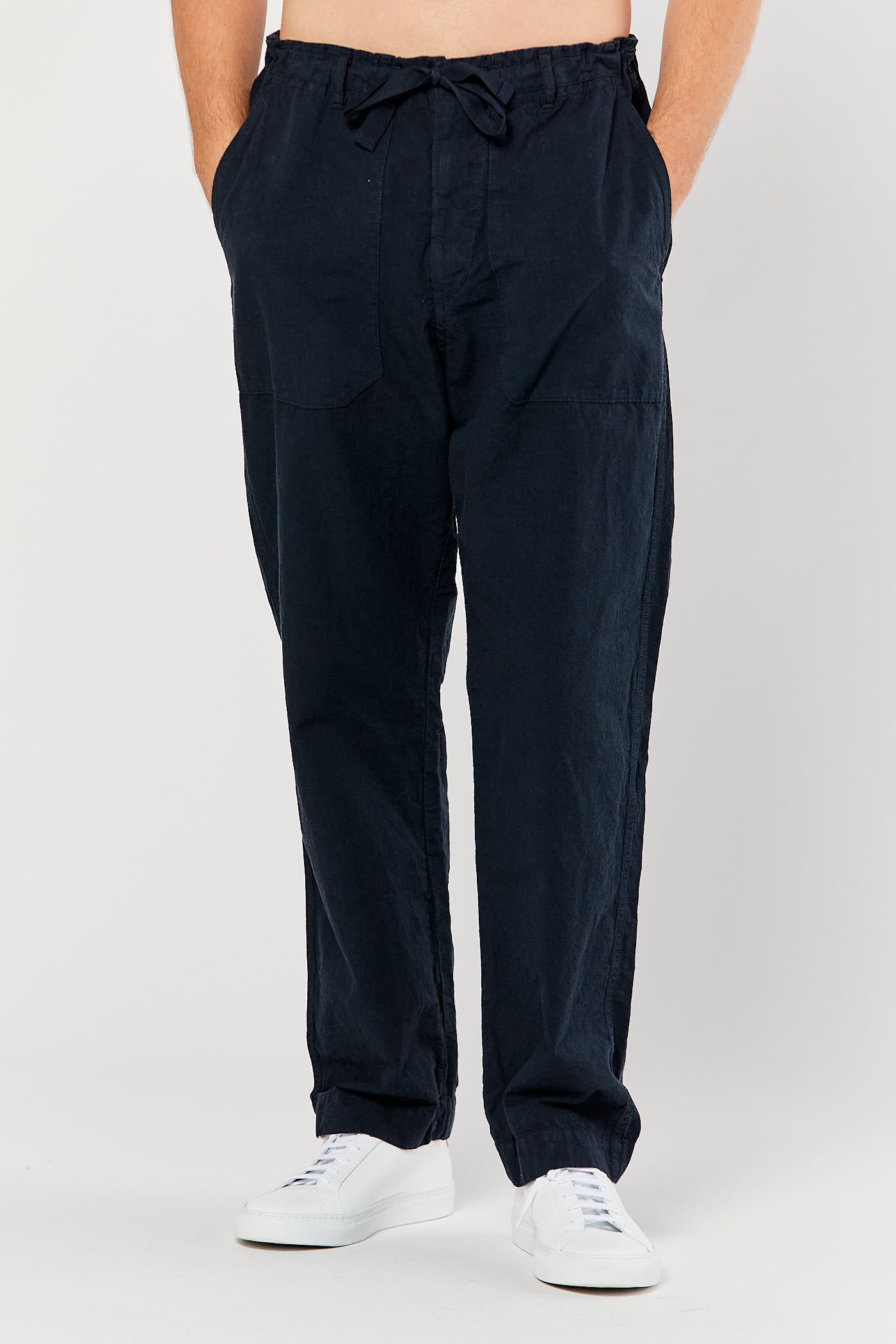 Navy Wide Easy Pant