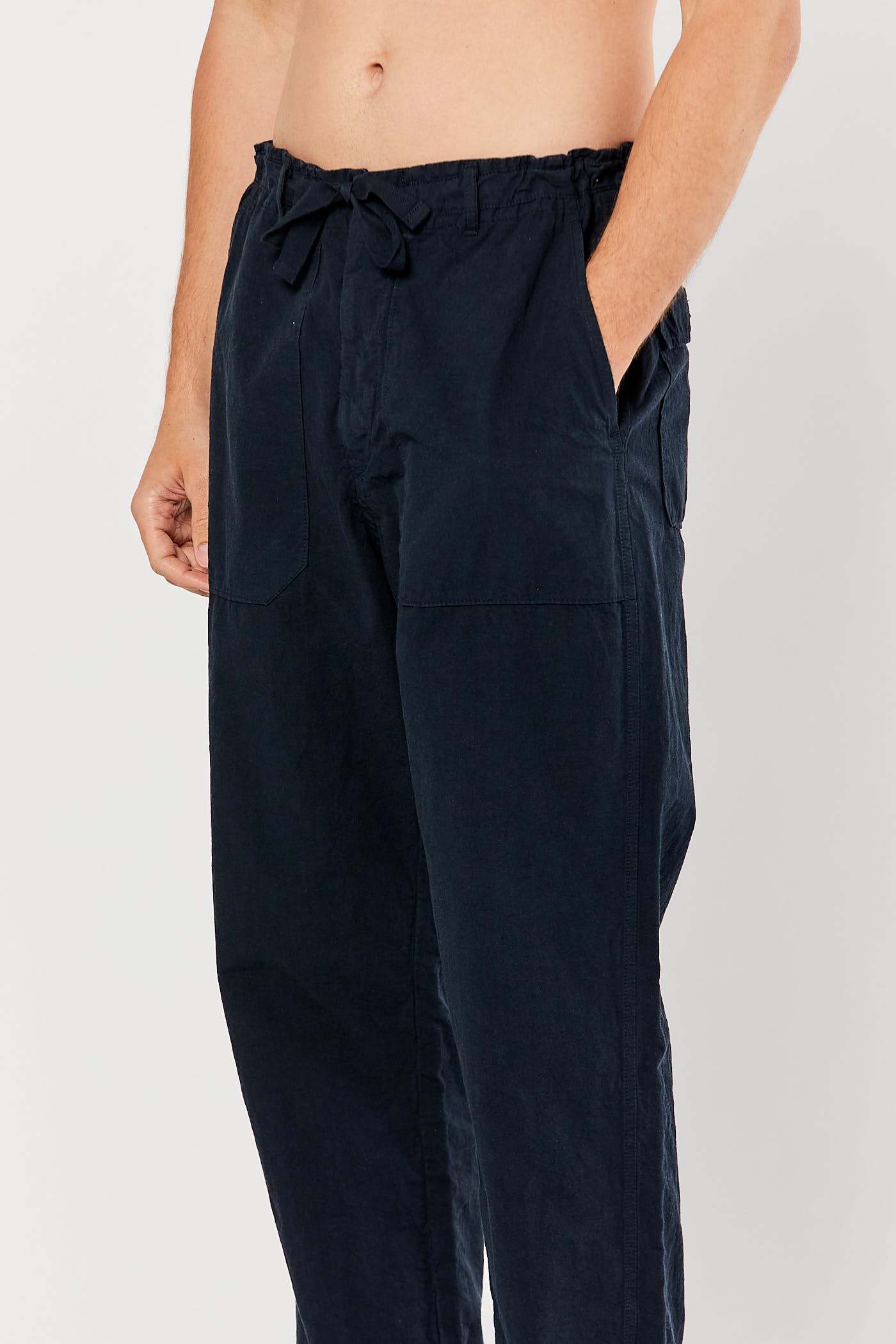 Navy Wide Easy Pant