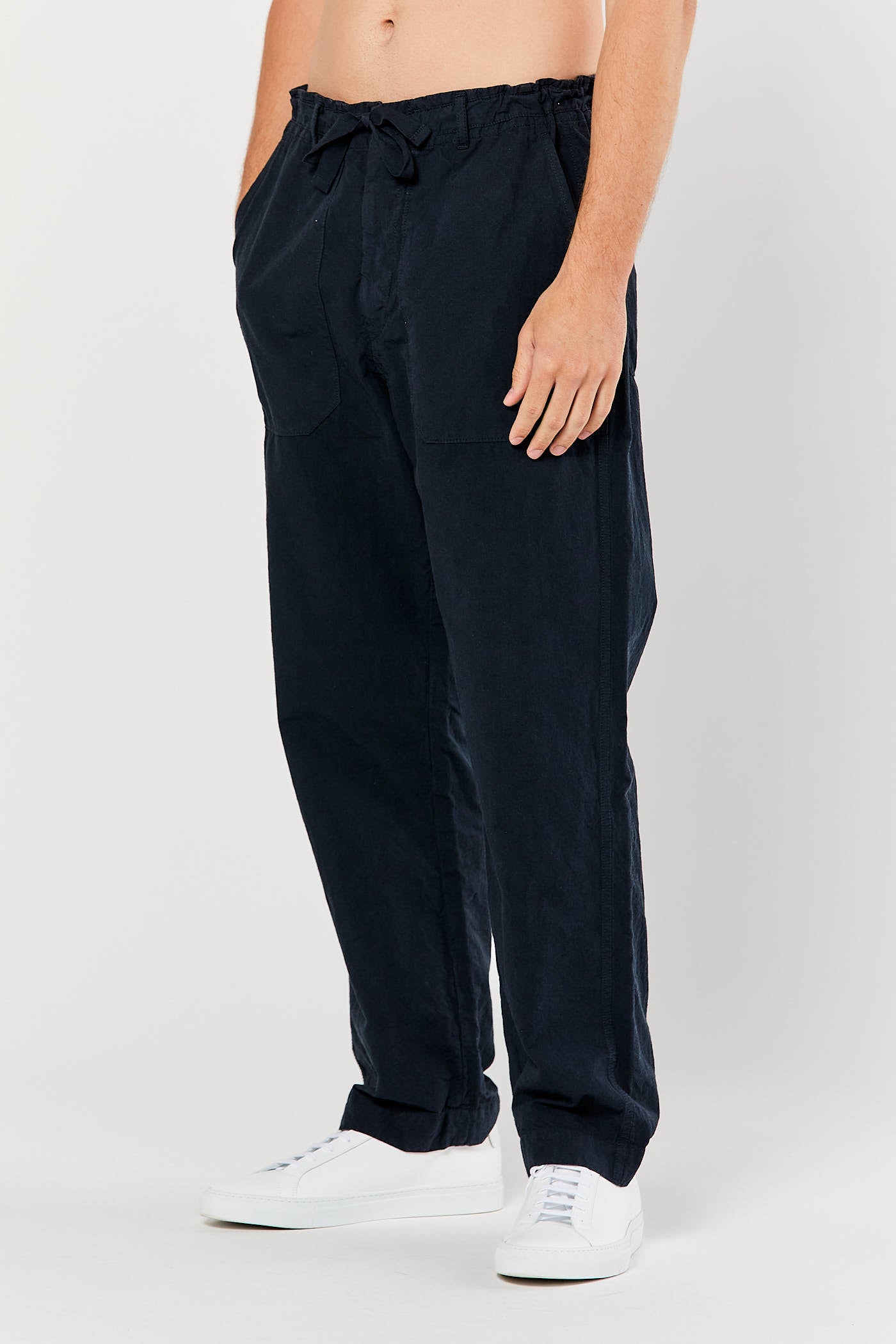 Navy Wide Easy Pant