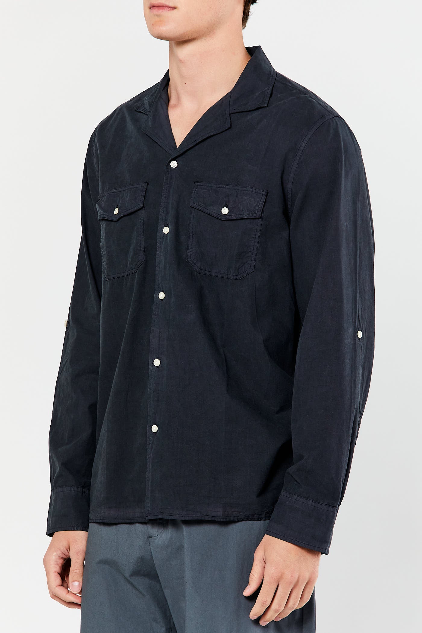 Dark Navy Eric Garment Dye Shirt