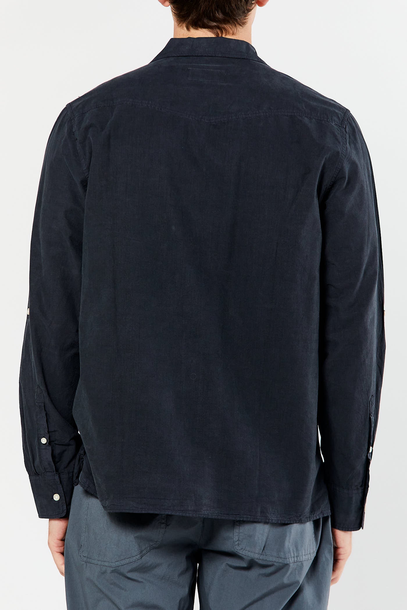 Dark Navy Eric Garment Dye Shirt