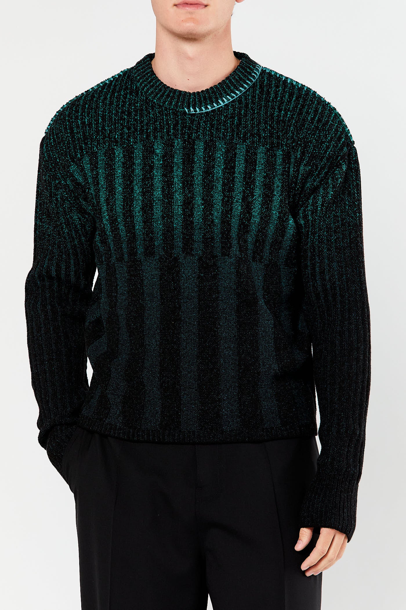 Black & Green Woosoo Sweater