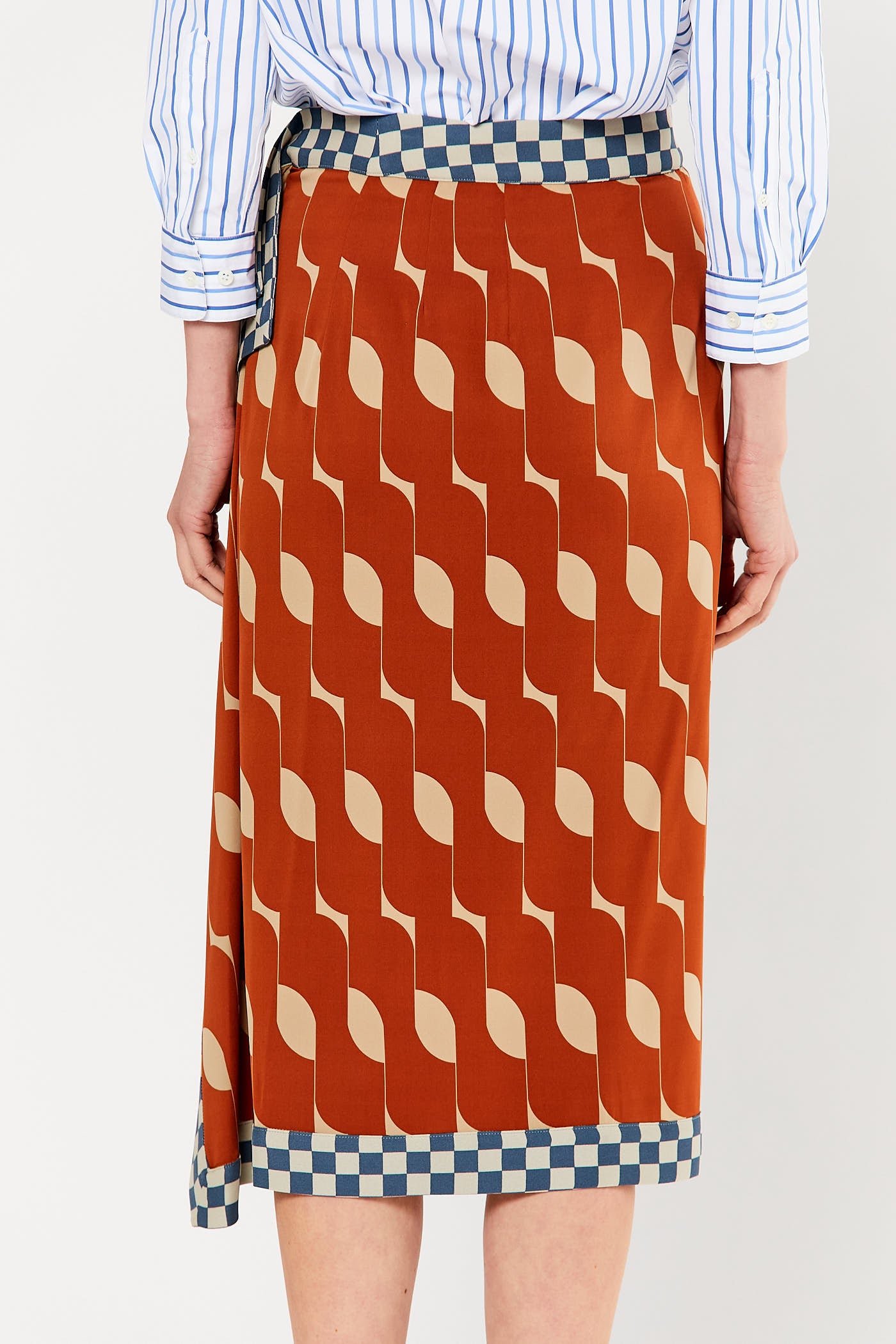 Rust Midi Skirt