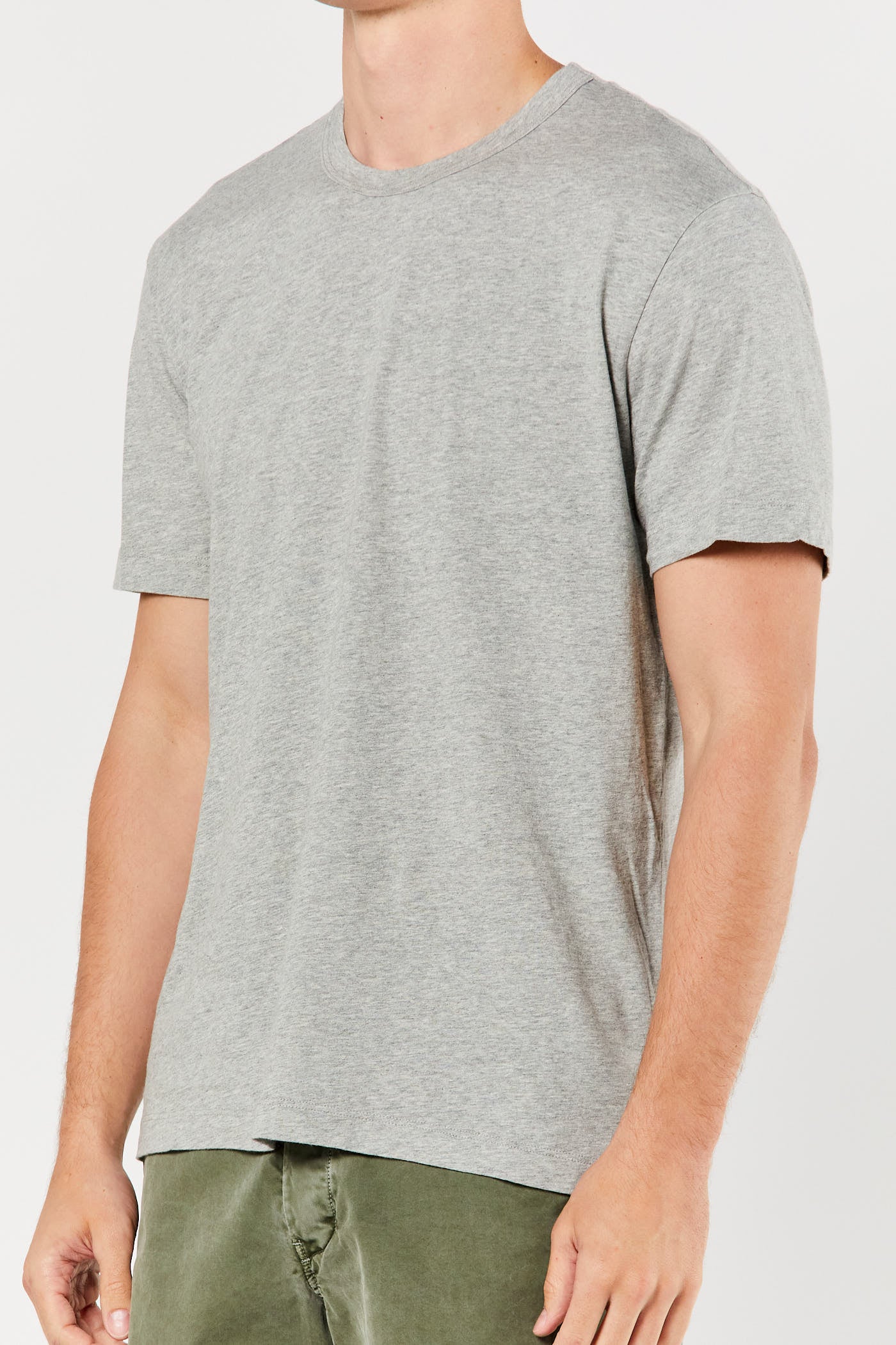 Grey Crew Neck Tee