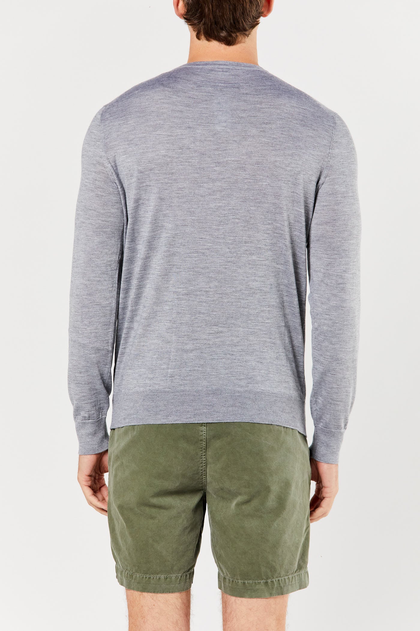 Grey Cashseta Crewneck