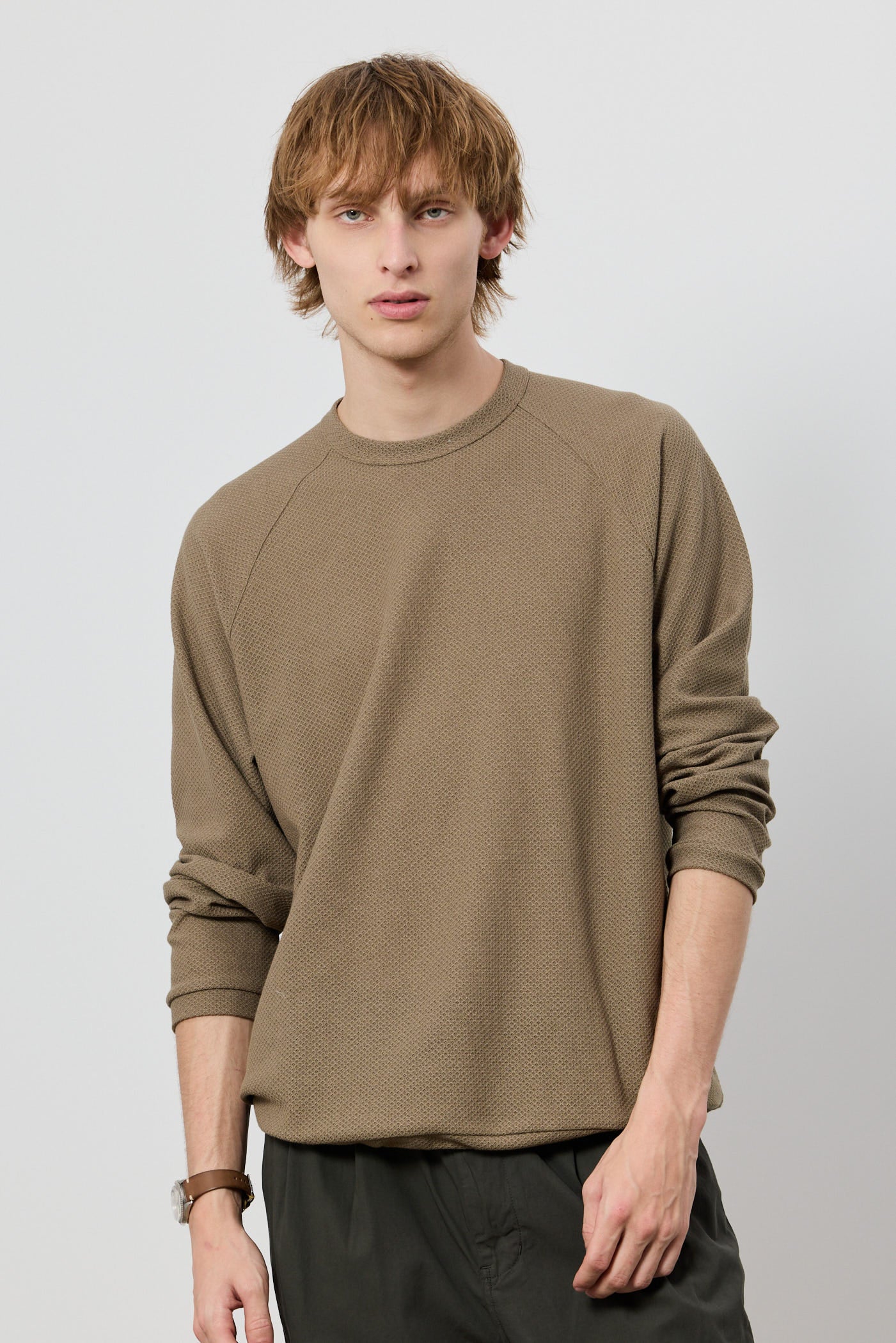 Moss Stitch Long Sleeve
