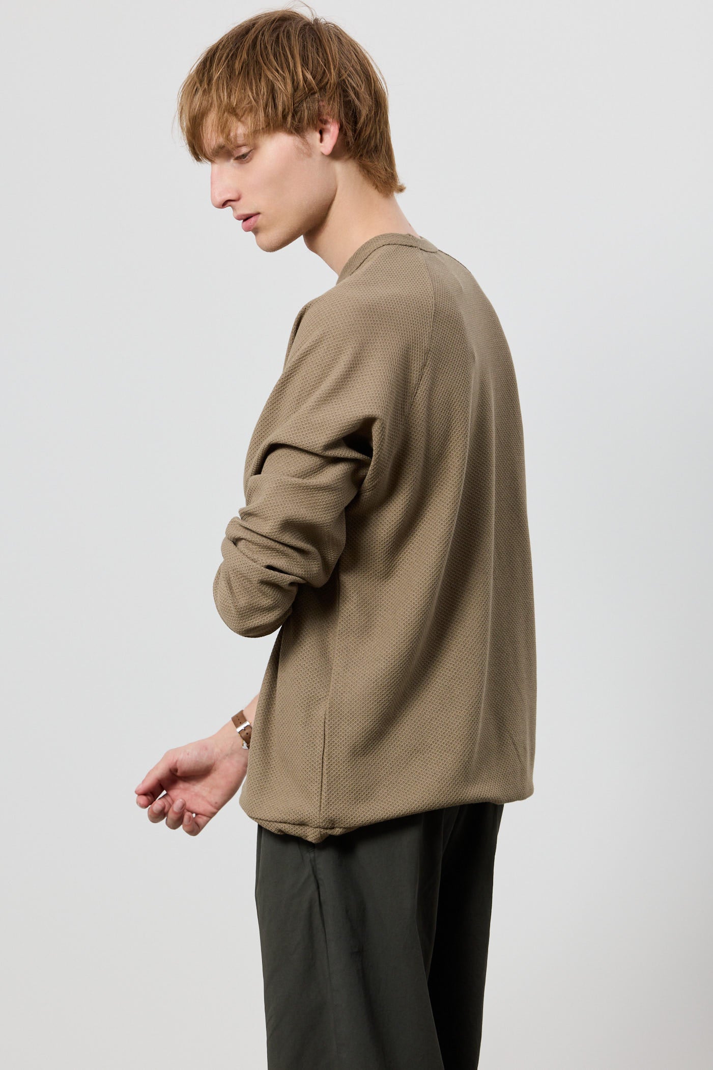 Moss Stitch Long Sleeve