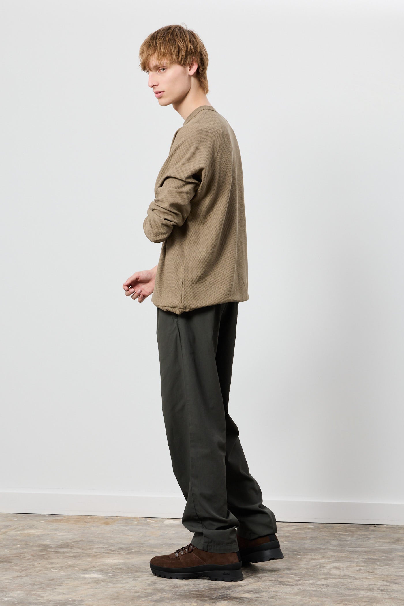 Moss Stitch Long Sleeve