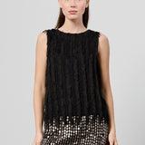 Leah Vertical Fringe Vest