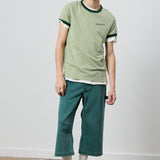 Contrast Rib Tee