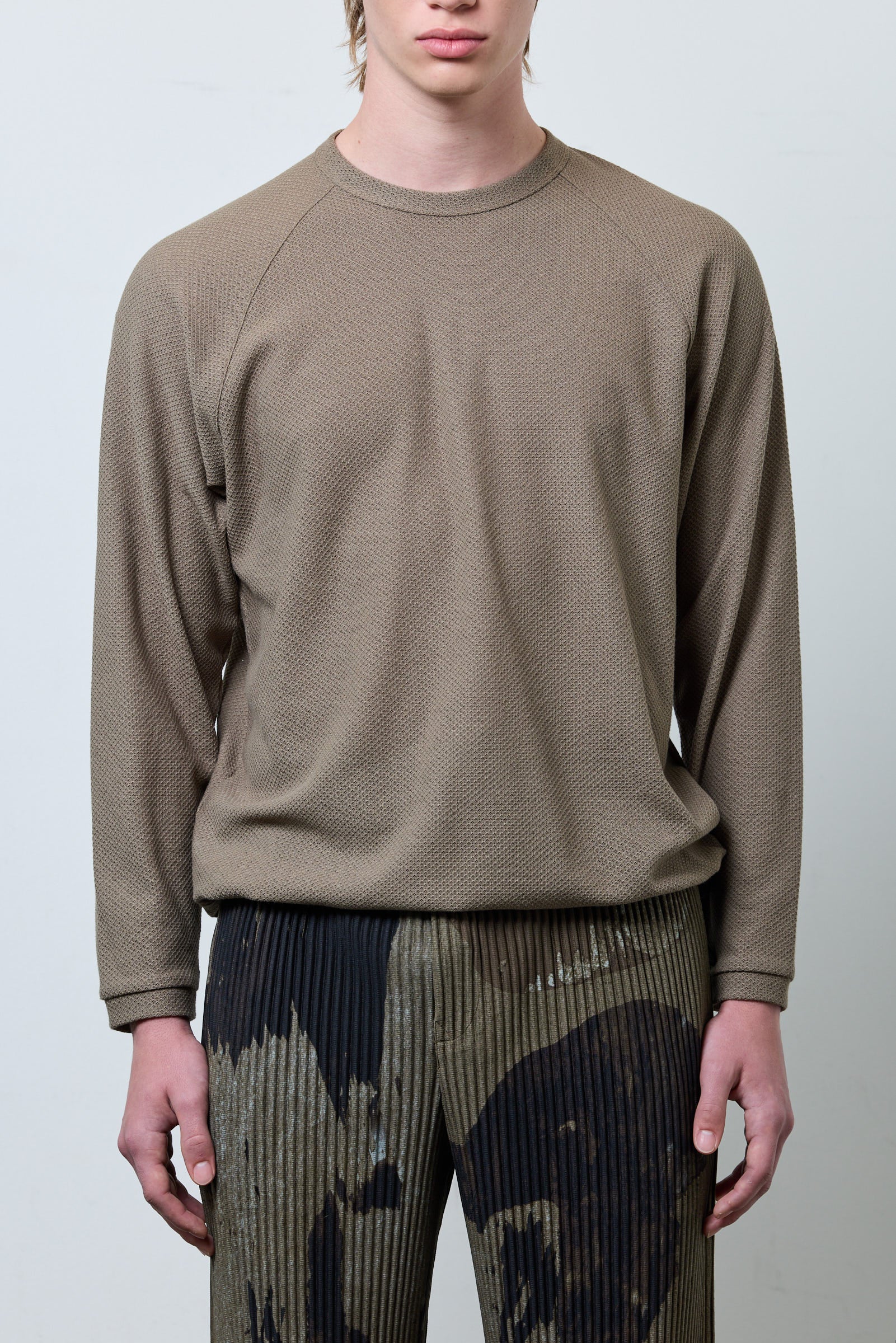Moss Stitch Long Sleeve