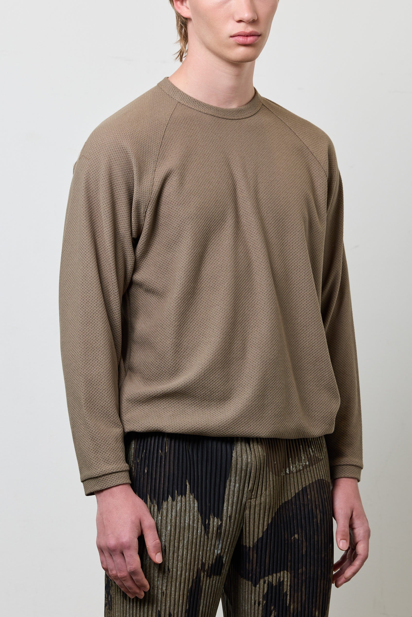 Moss Stitch Long Sleeve
