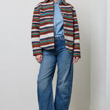 Striped Button Down Overshirt