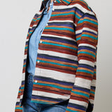 Striped Button Down Overshirt
