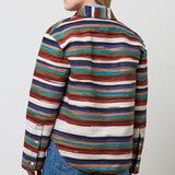 Striped Button Down Overshirt