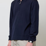 Bene Merino Wool Zip Polo