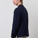 Bene Merino Wool Zip Polo