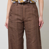 Flat Front Flare Trouser