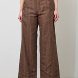 Flat Front Flare Trouser