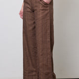 Flat Front Flare Trouser