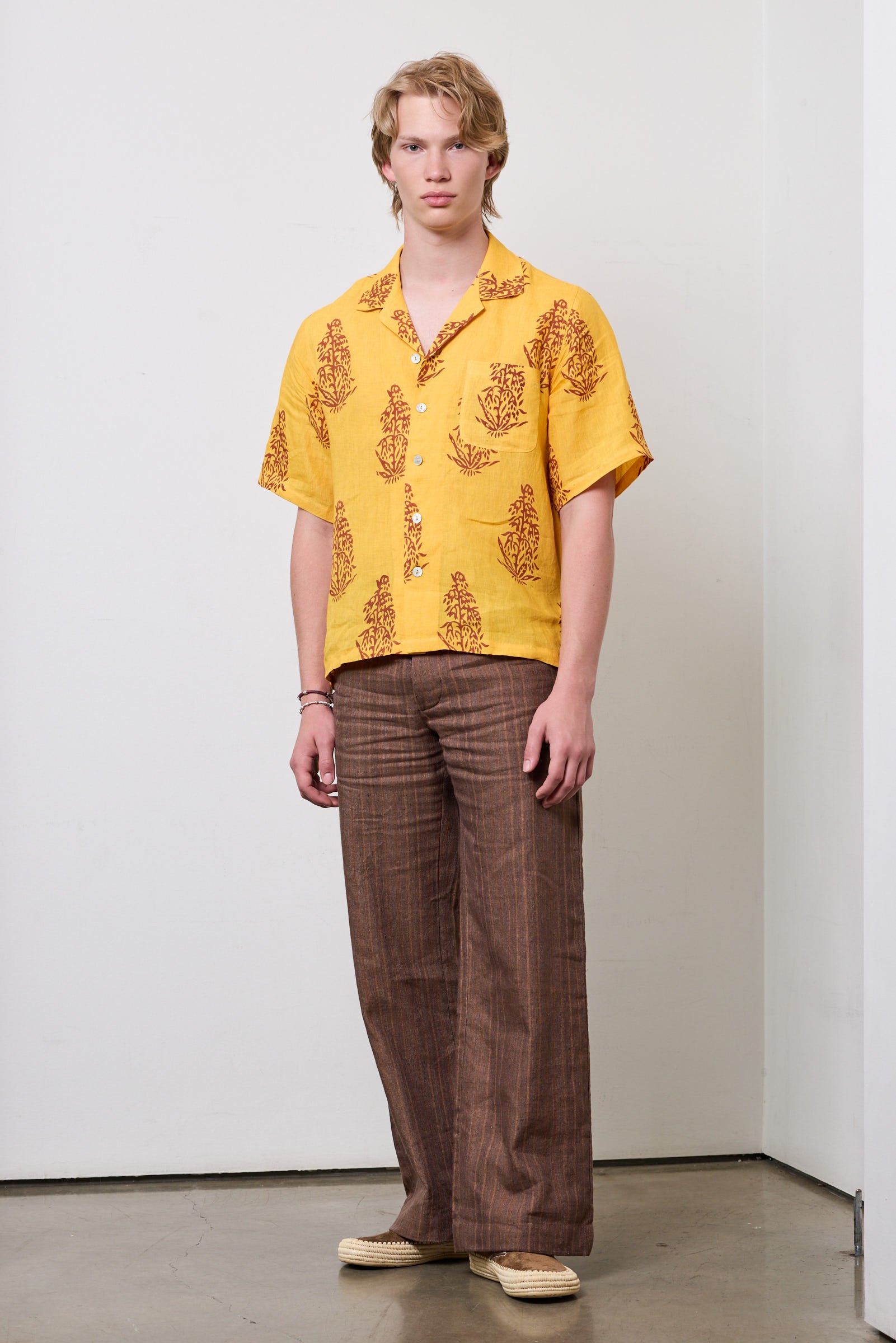 Flat Front Flare Trouser