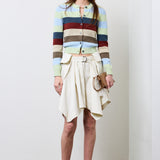 Striped Cropped Cardigan